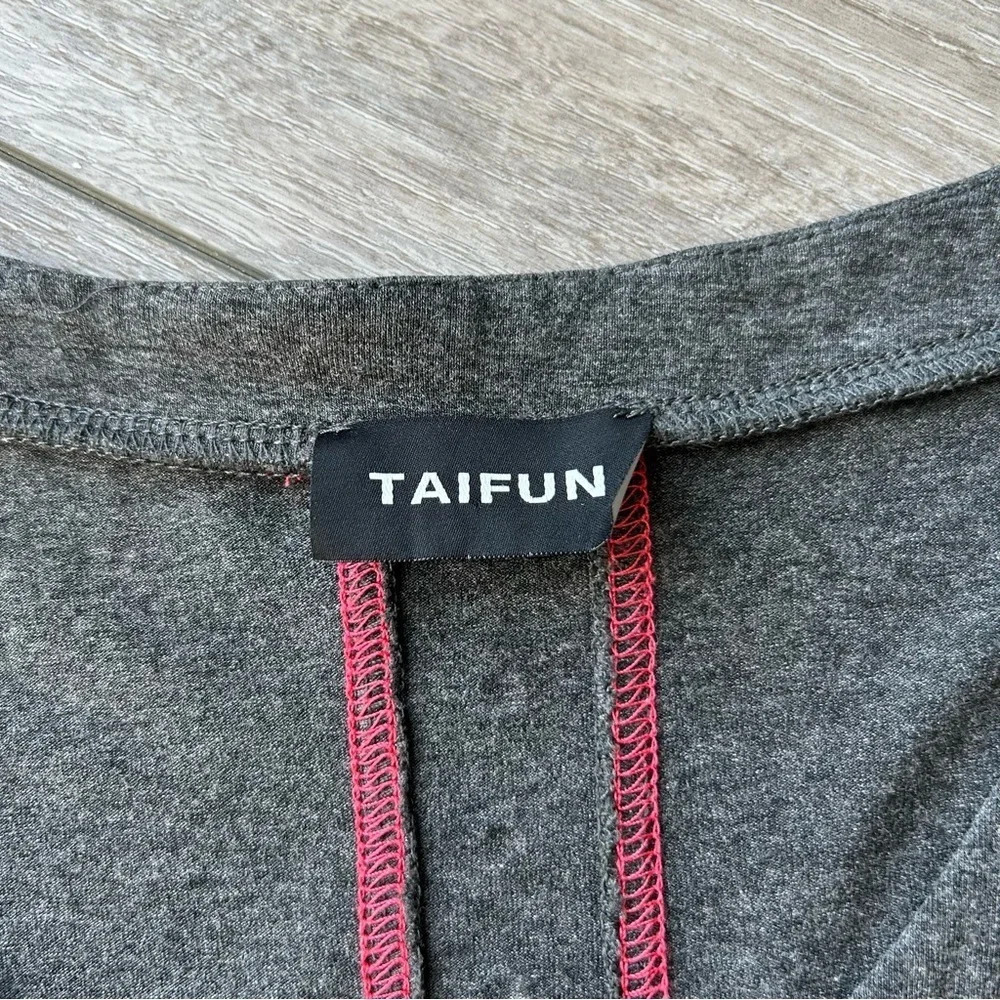 Taifun Grey Jersey Fabric Full Zip Long Sleeve - Picture 8 of 14